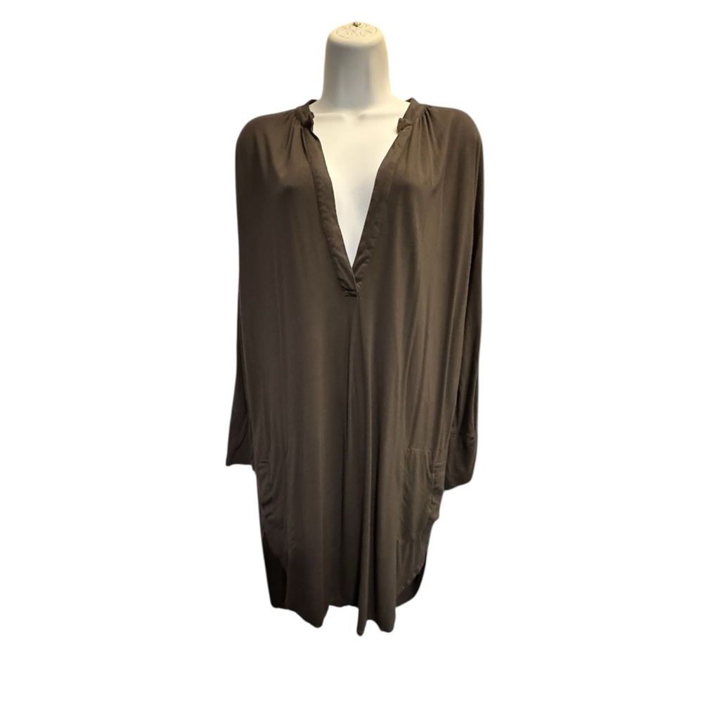 Free People Beach tunic dress, olive green tunic, size small